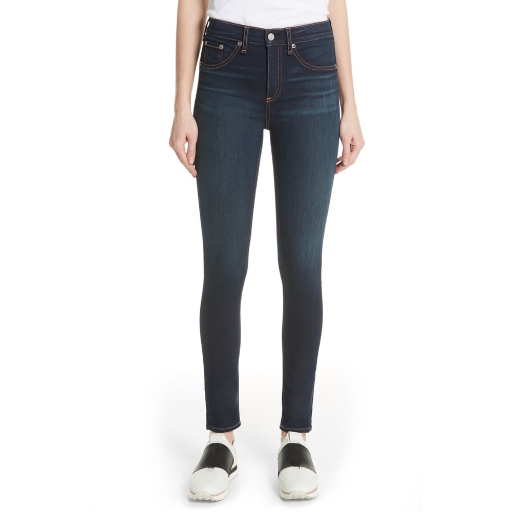 Rag & Bone High Waste Skinny Jeans
